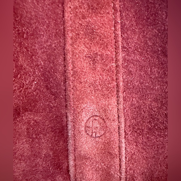 THE ROW Suede Sidekick Bag in Vermillon - Picture 9 of 11